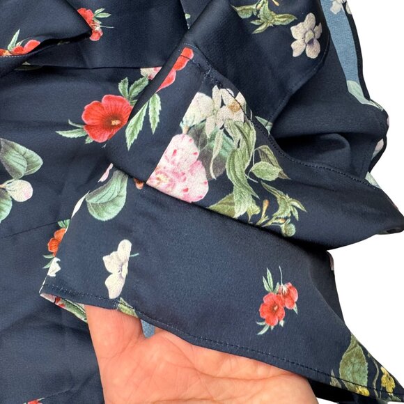 Keepsake The Label for Me Navy/Floral Summer Beach Playsuit Romper Women size M - Picture 6 of 13